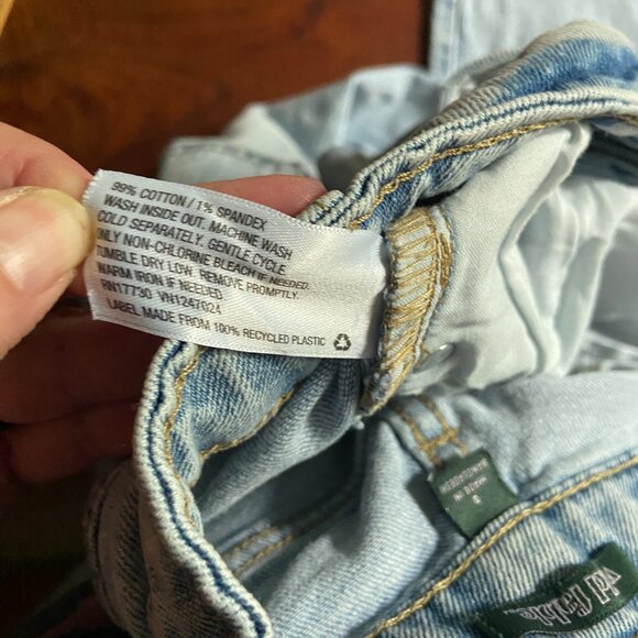 Wild Fable Super High Rise Mom Jean with Ripped Knees Size 0 READ - Picture 11 of 11